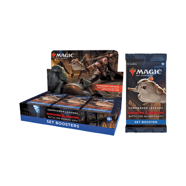 MTG: Commander Legends- Battle for Baldur's Gate Set Booster Display