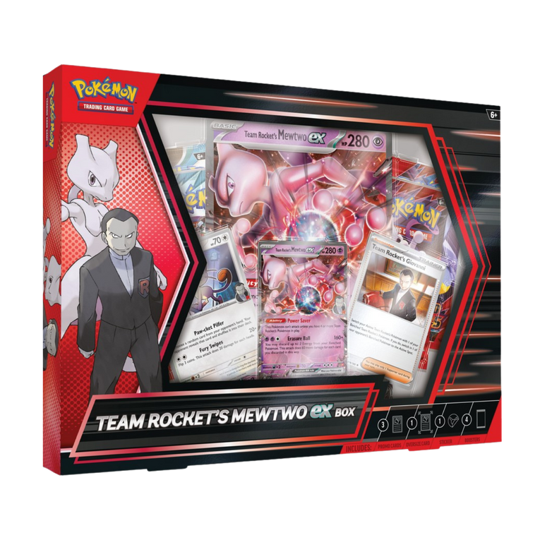 Pokemon TCG: Team Rocket's Mewtwo ex Box