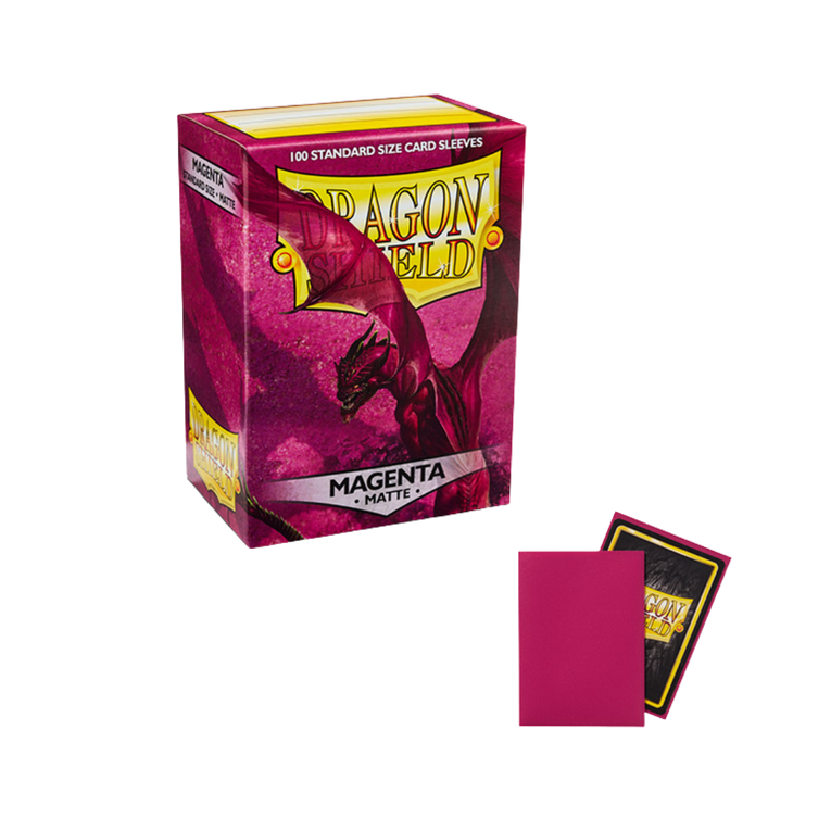 Dragon Shield Sleeves: Standard- Matte Magenta (100 ct.)