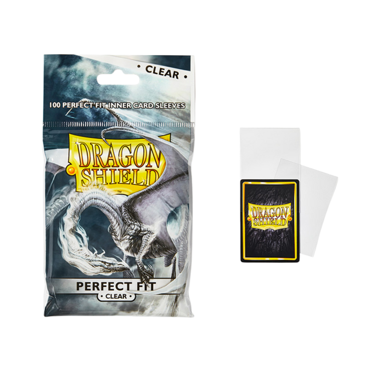 Dragon Shield Sleeves: Perfect Fit Standard- Clear