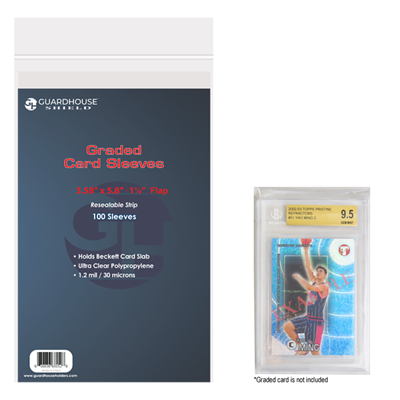Guardhouse Beckett SGC Graded Card Sleeves (100)