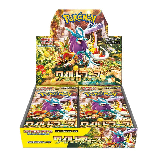 Pokemon TCG Scarlet & Violet Wild Force Booster Pack (Japanese, 5 Cards)