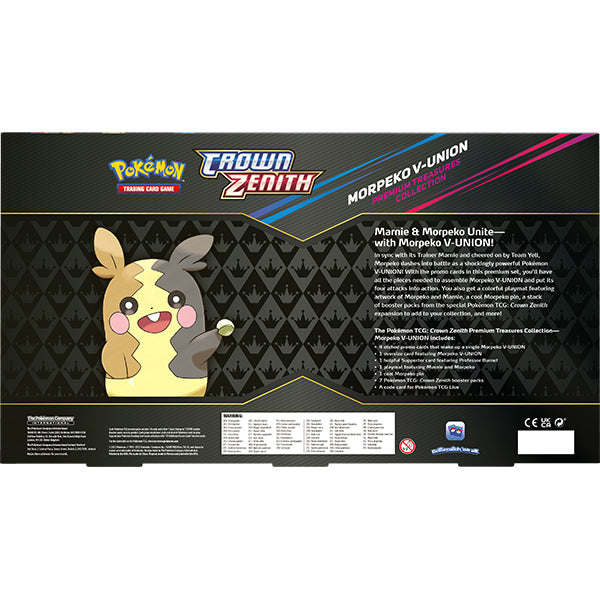 Pokemon TCG: Crown Zenith Premium Treasures Collection Case (Morpeko V-Union)