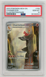 2023 Pokemon 151 MEW EN Charmeleon 169/165 PSA 10