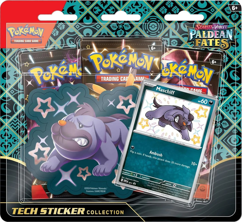 Paldean Fates Tech Sticker Collection [Maschiff]