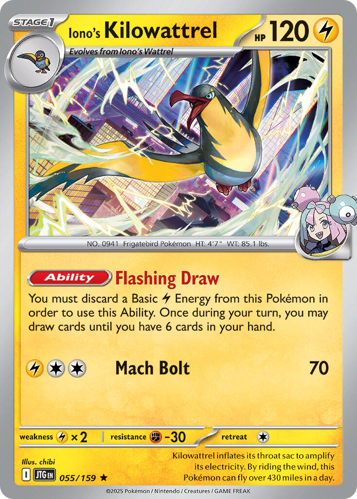 Iono's Kilowattrel - 055/159