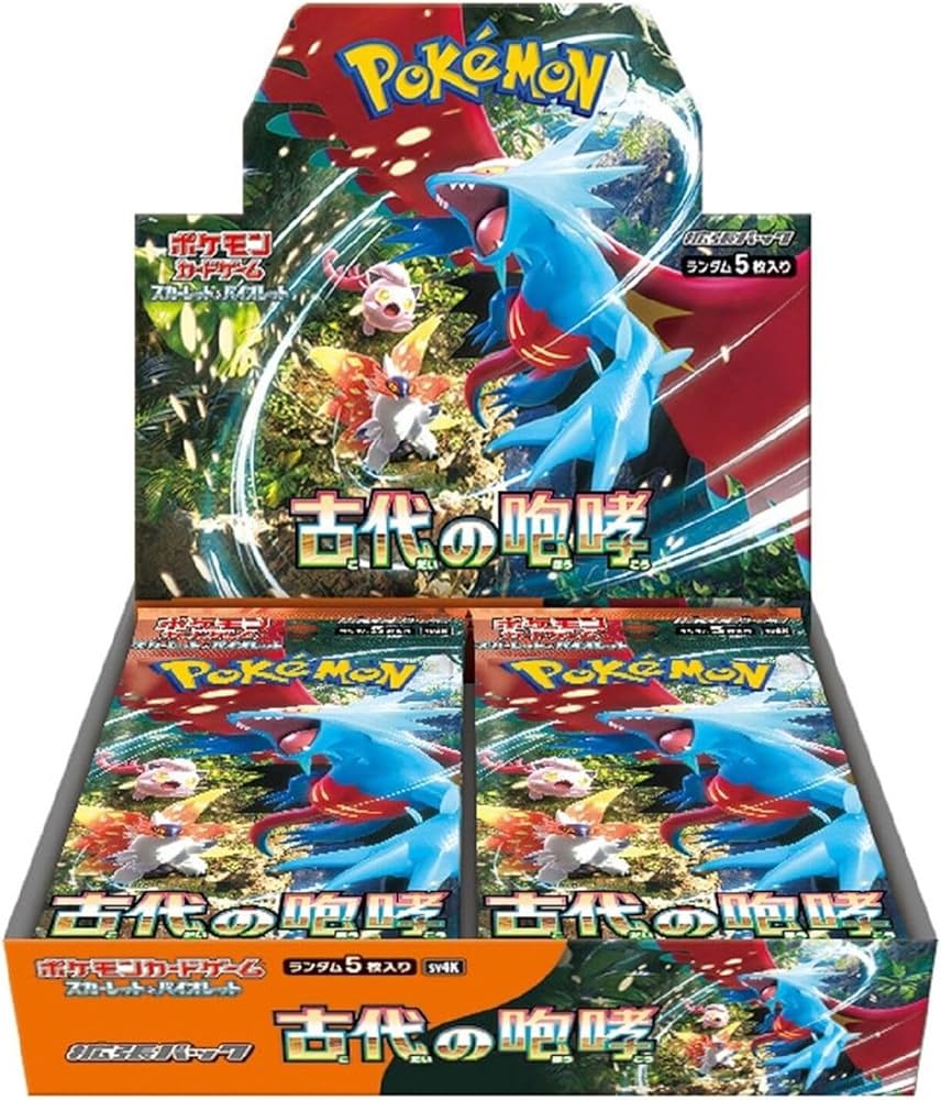 Pokemon TCG Scarlet & Violet Ancient Roar Booster Pack (Japanese, 5 Cards)