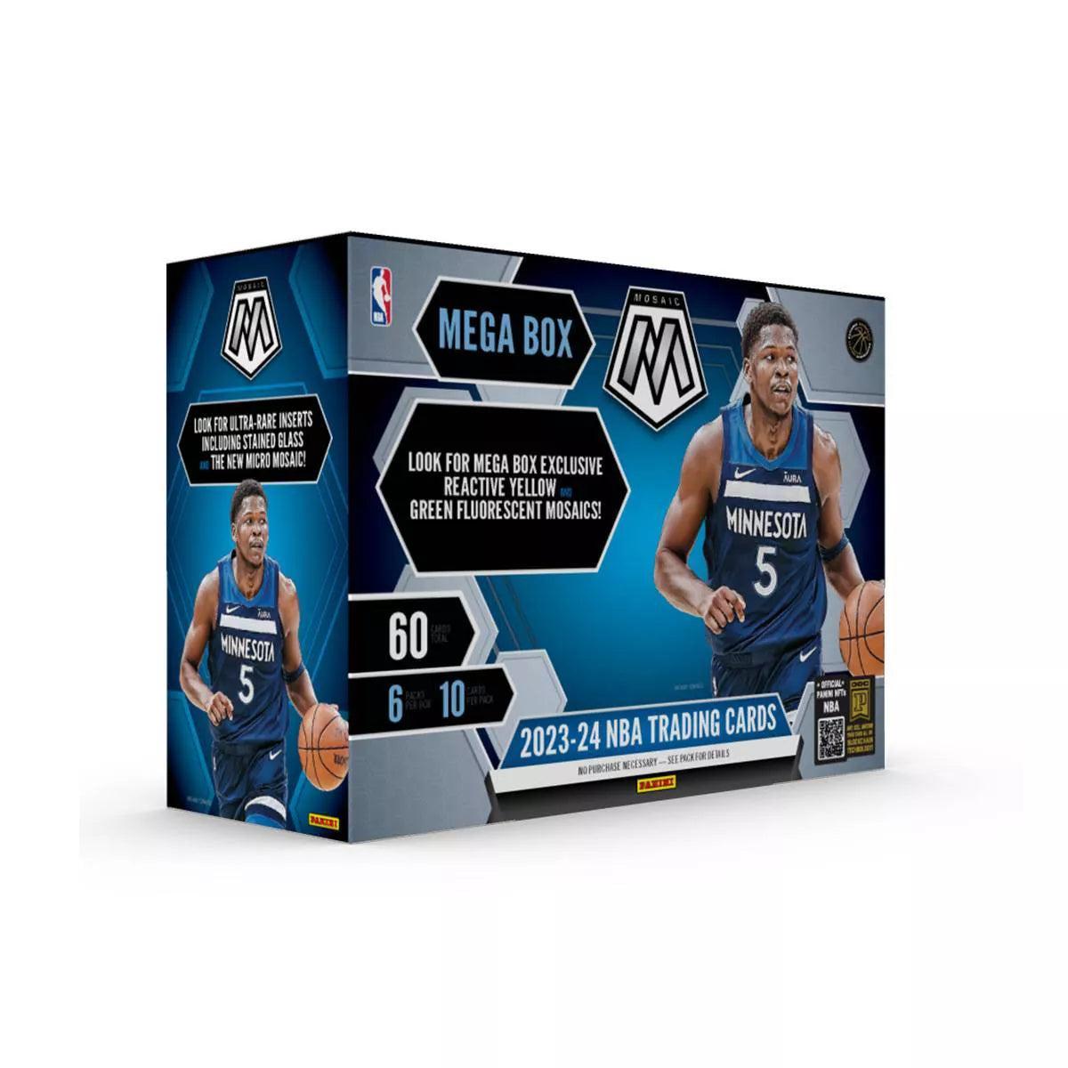 2023-24 Panini NBA Mosaic Basketball Trading Card Mega Box