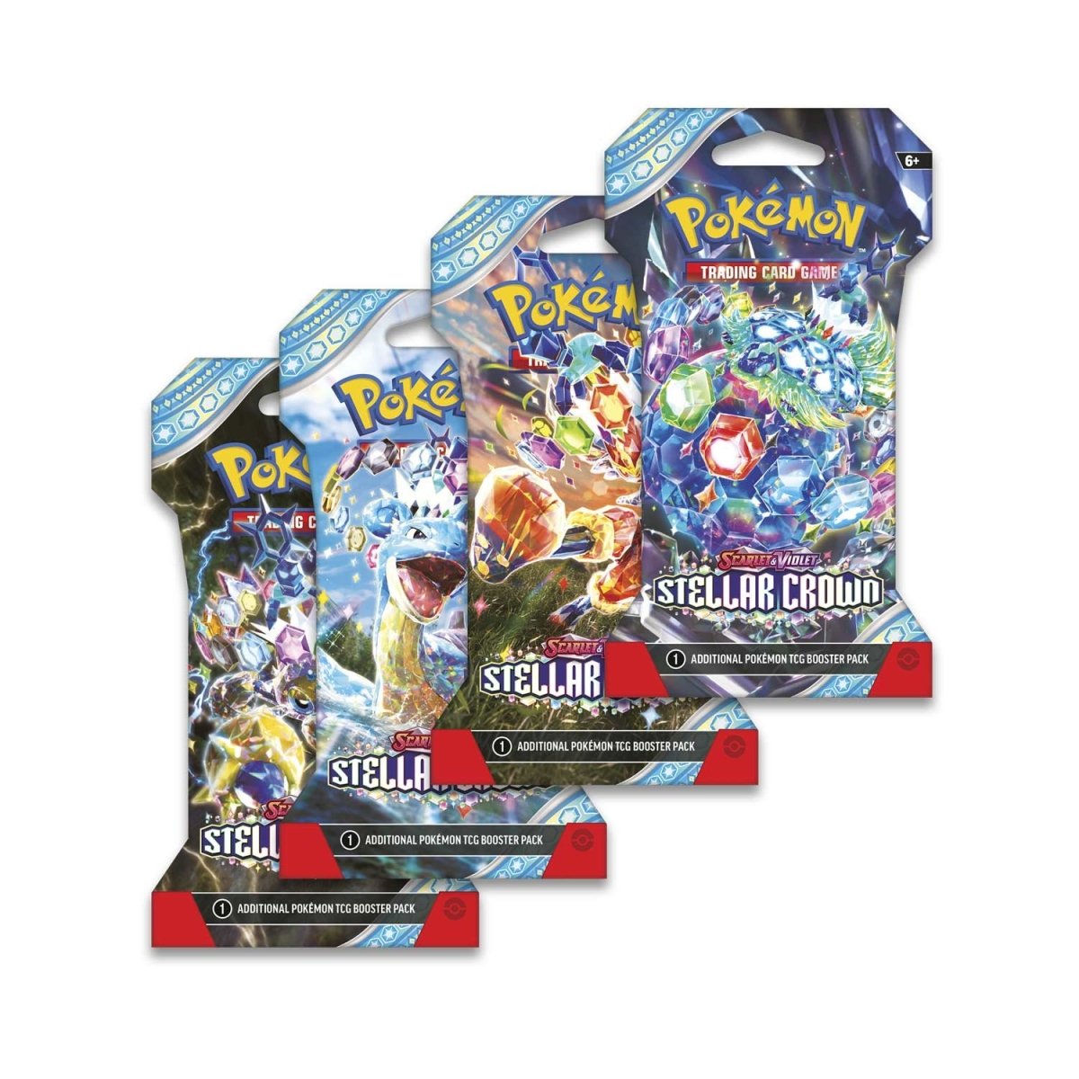 Pokémon TCG - Scarlet & Violet: Stellar Crown Sleeved Booster Pack (10 Cards)