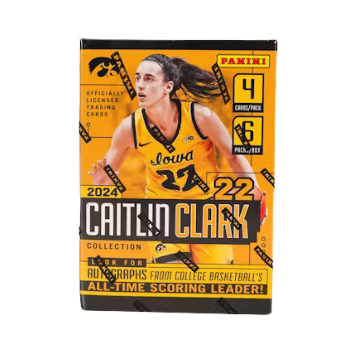 2024 Panini Caitlin Clark Collection Basketball Hobby 6-Pack Blaster Box