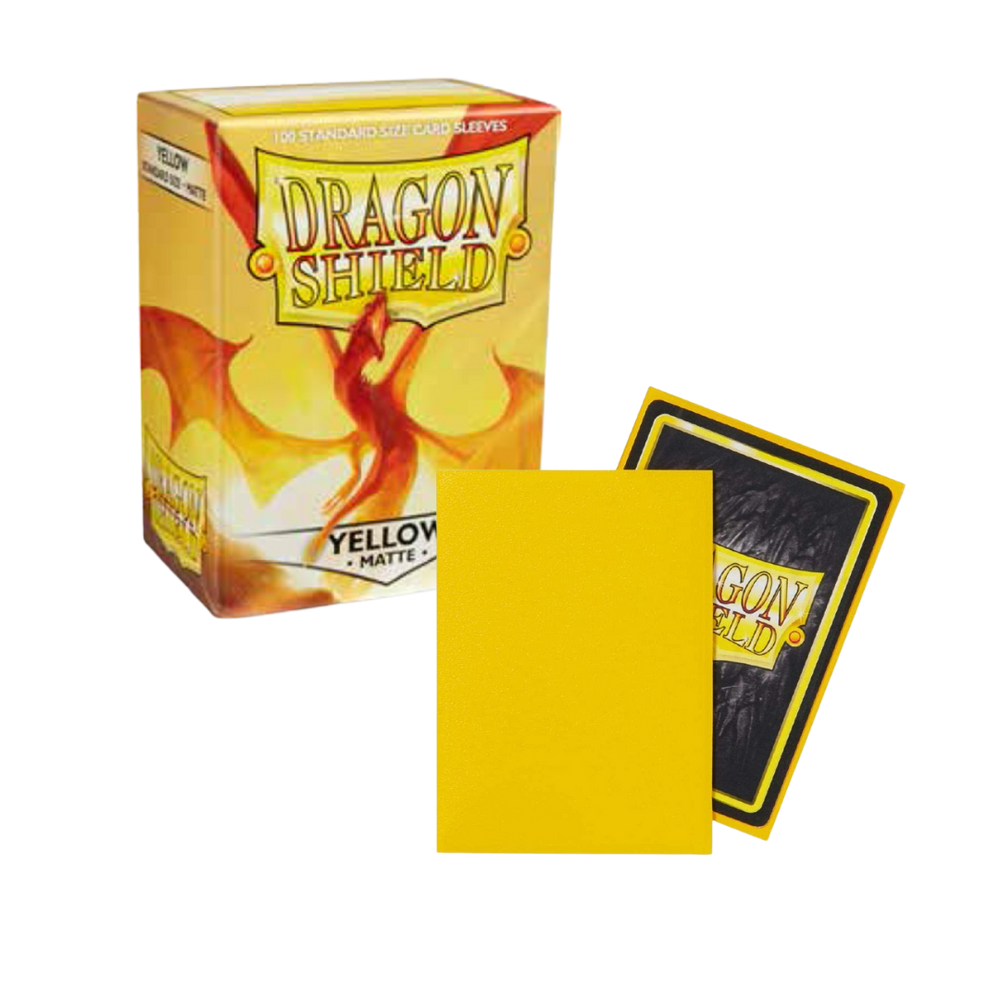 Dragon Shield Sleeves: Standard- Matte Yellow (100 ct.)