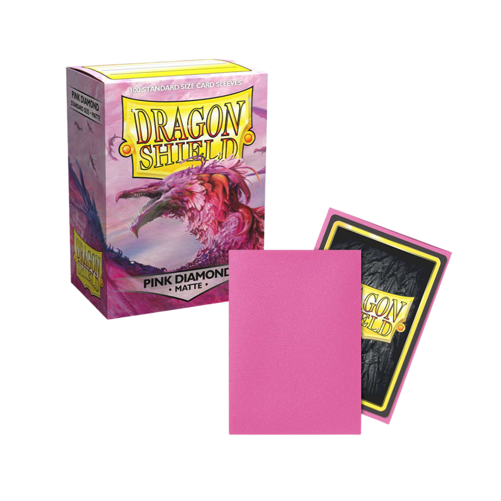 Dragon Shield Sleeves: Standard- Matte Pink Diamond (100 ct.)