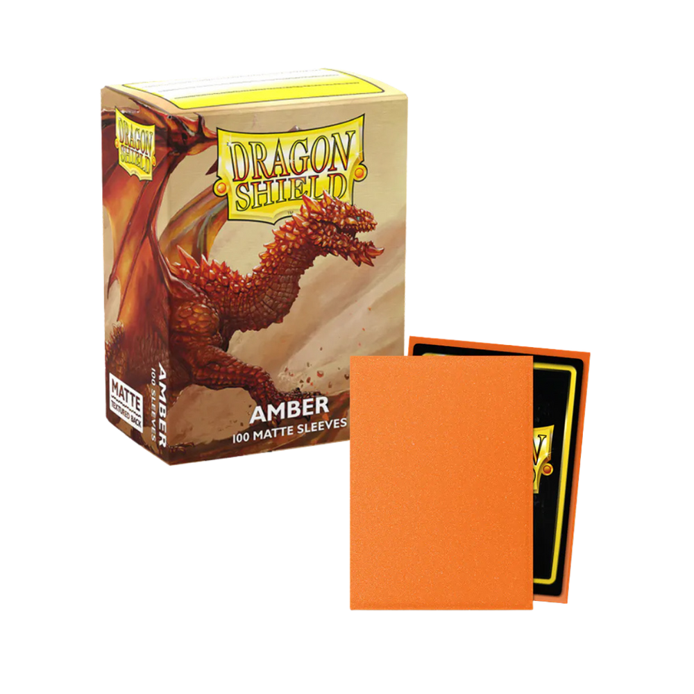 Dragon Shield Sleeves: Standard- Matte Amber (100 ct.)