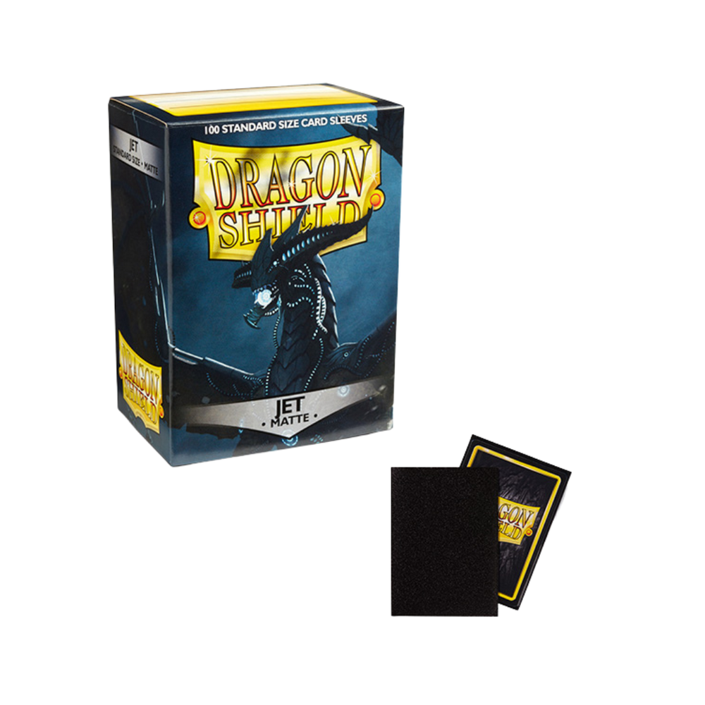 Dragon Shield Sleeves: Standard- Matte Jet (100 ct.)