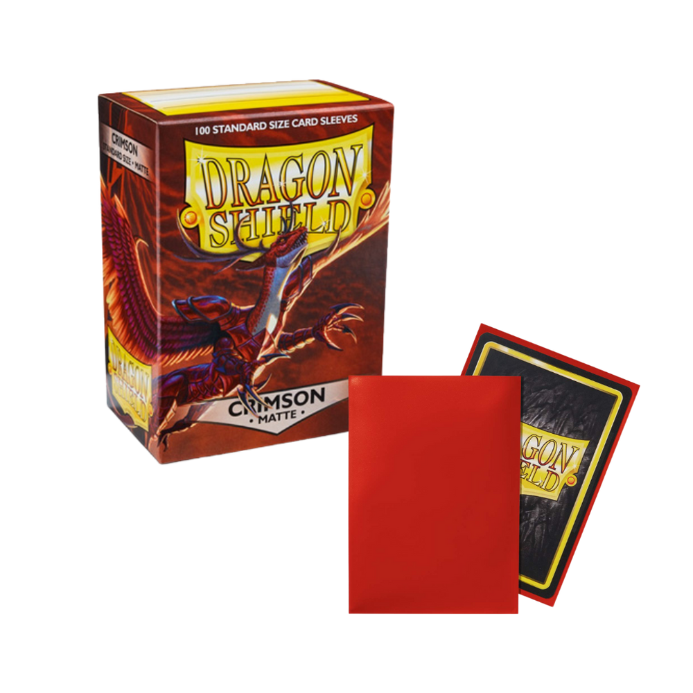 Dragon Shield Sleeves: Standard- Classic Crimson (100 ct.)