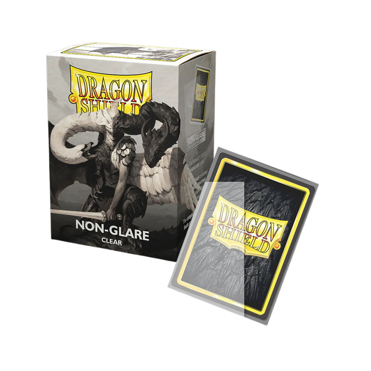 Dragon Shield Sleeves: Standard- Matte Non-Glare Clear V2 (100 ct.)