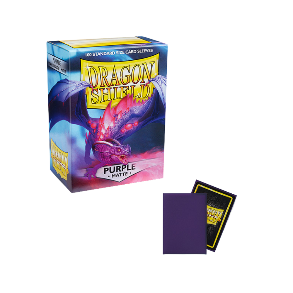 Dragon Shield Sleeves: Standard- Matte Purple (100 ct.)