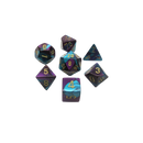 CHX26449 - Chessex 7 Die Set Purple Teal / Gold Die Gemini