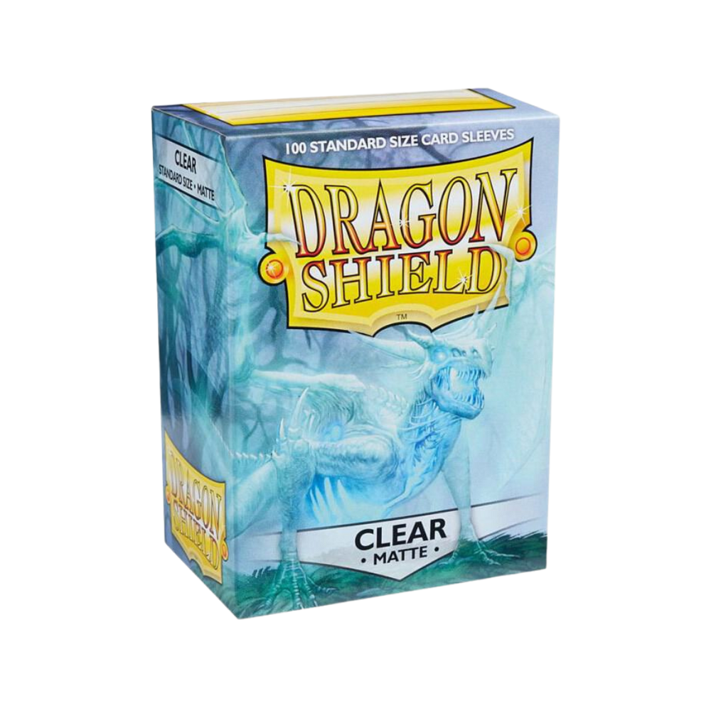Dragon Shield Sleeves: Standard- Matte Clear (100 ct.)