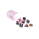 CHX26430 - Chessex 7 Die Set Black Pink / White Gemini