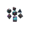 CHX26449 - Chessex 7 Die Set Purple Teal / Gold Die Gemini