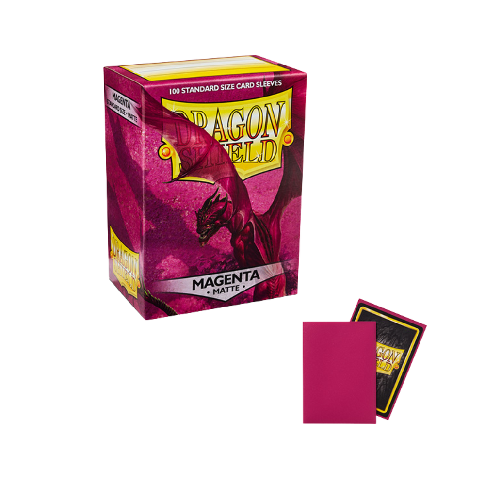 Dragon Shield Sleeves: Standard- Matte Magenta (100 ct.)