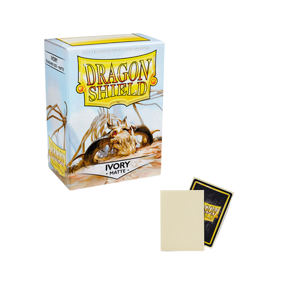 Dragon Shield Sleeves: Standard- Matte Ivory (100 ct.)