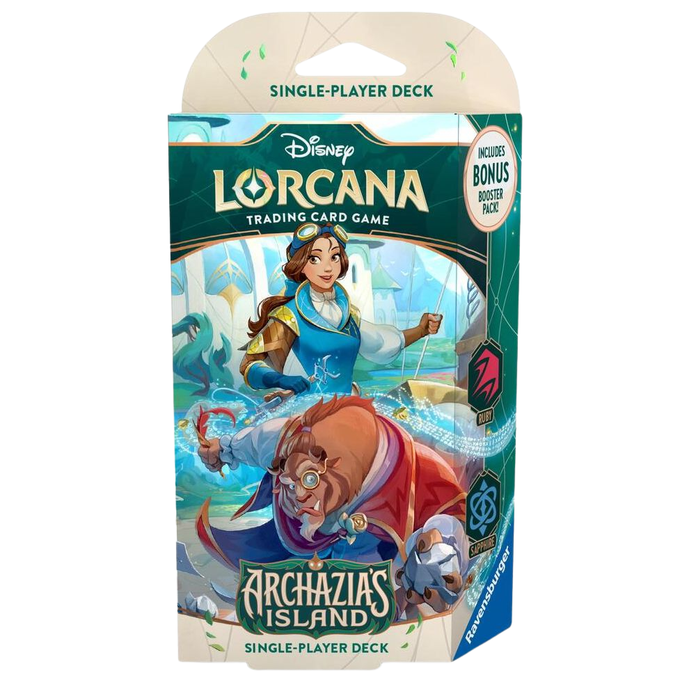 Disney Lorcana: Archazia's Island Starter Deck (Ruby & Sapphire)