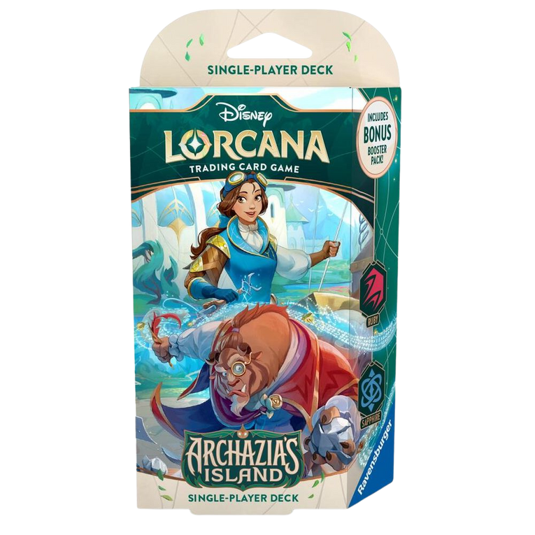 Disney Lorcana: Archazia's Island Starter Deck (Ruby & Sapphire)